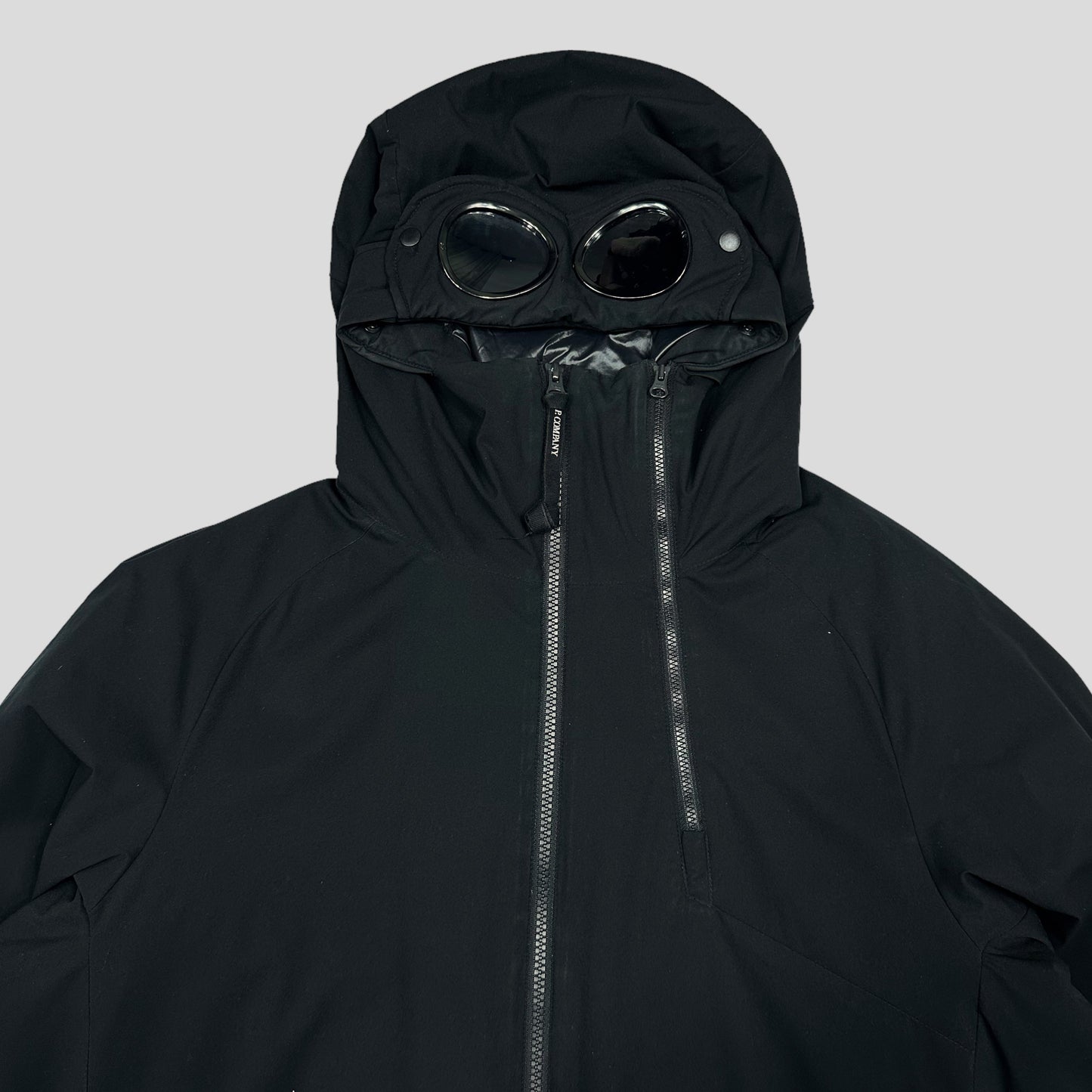 CP Company Asymmetrical Down Filled Pro-Tek Goggle Jacket - L