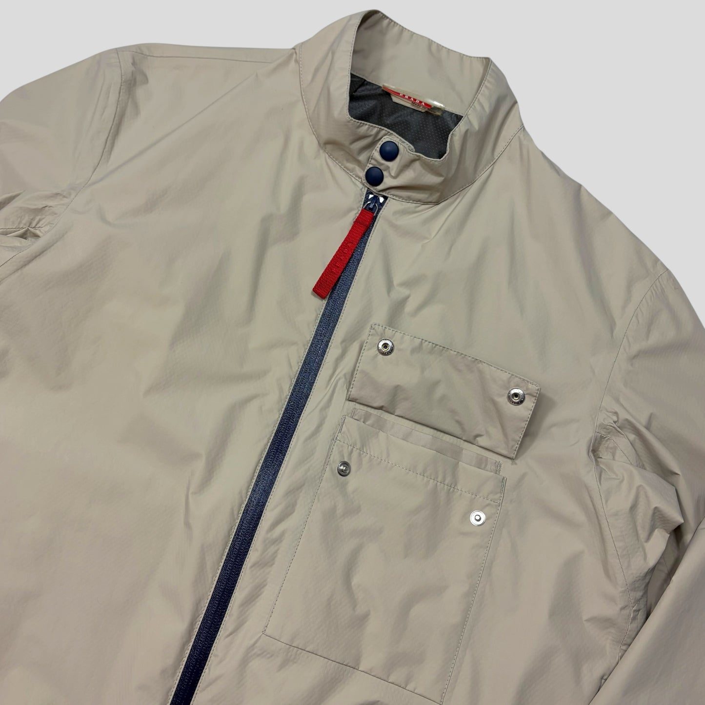 Prada Sport AW00 Goretex Backpack Strap Packable Bag Jacket - M/L