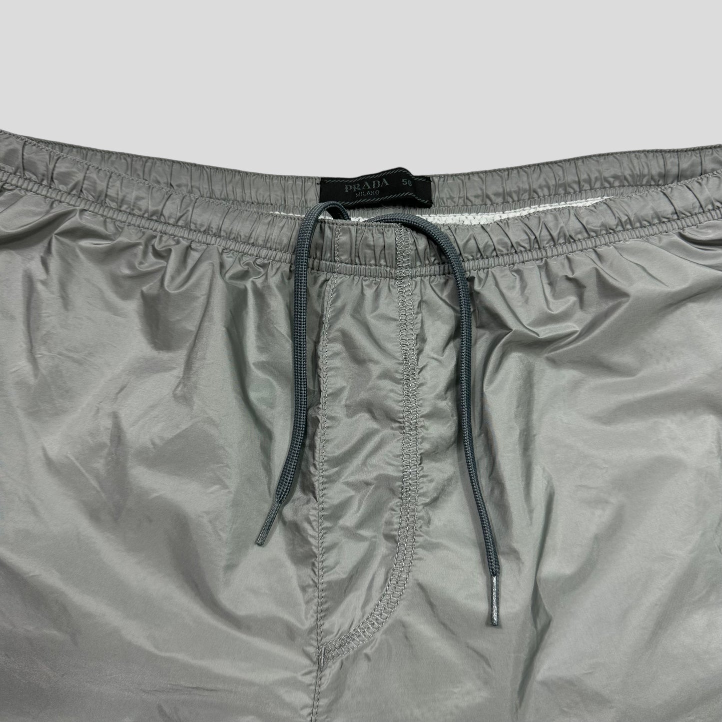 Prada Milano 2017 Panelled Nylon Technical Cinch Shorts - IT50 (M/L)