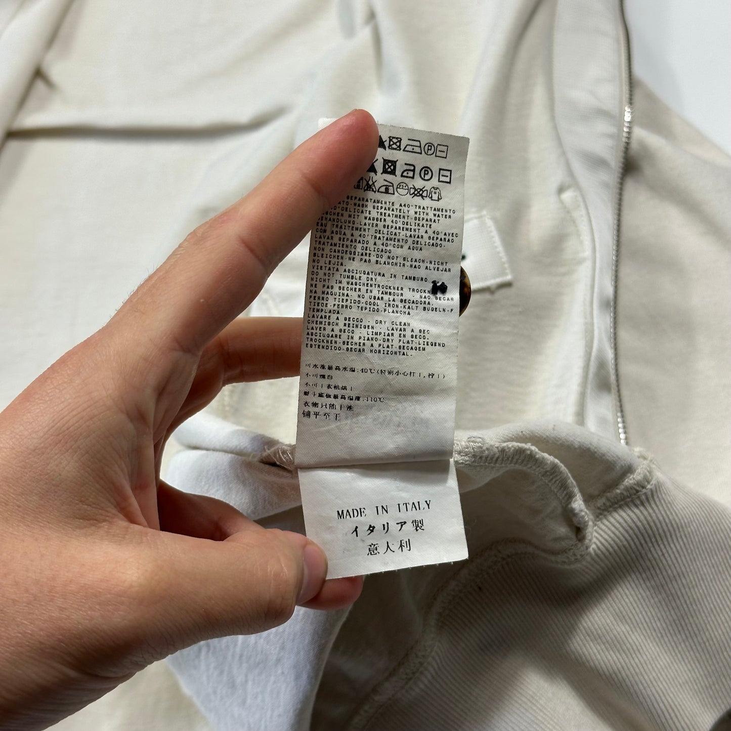 CP Company 2010 Multipocket Zip-up Cotton Logo Hoodie - M