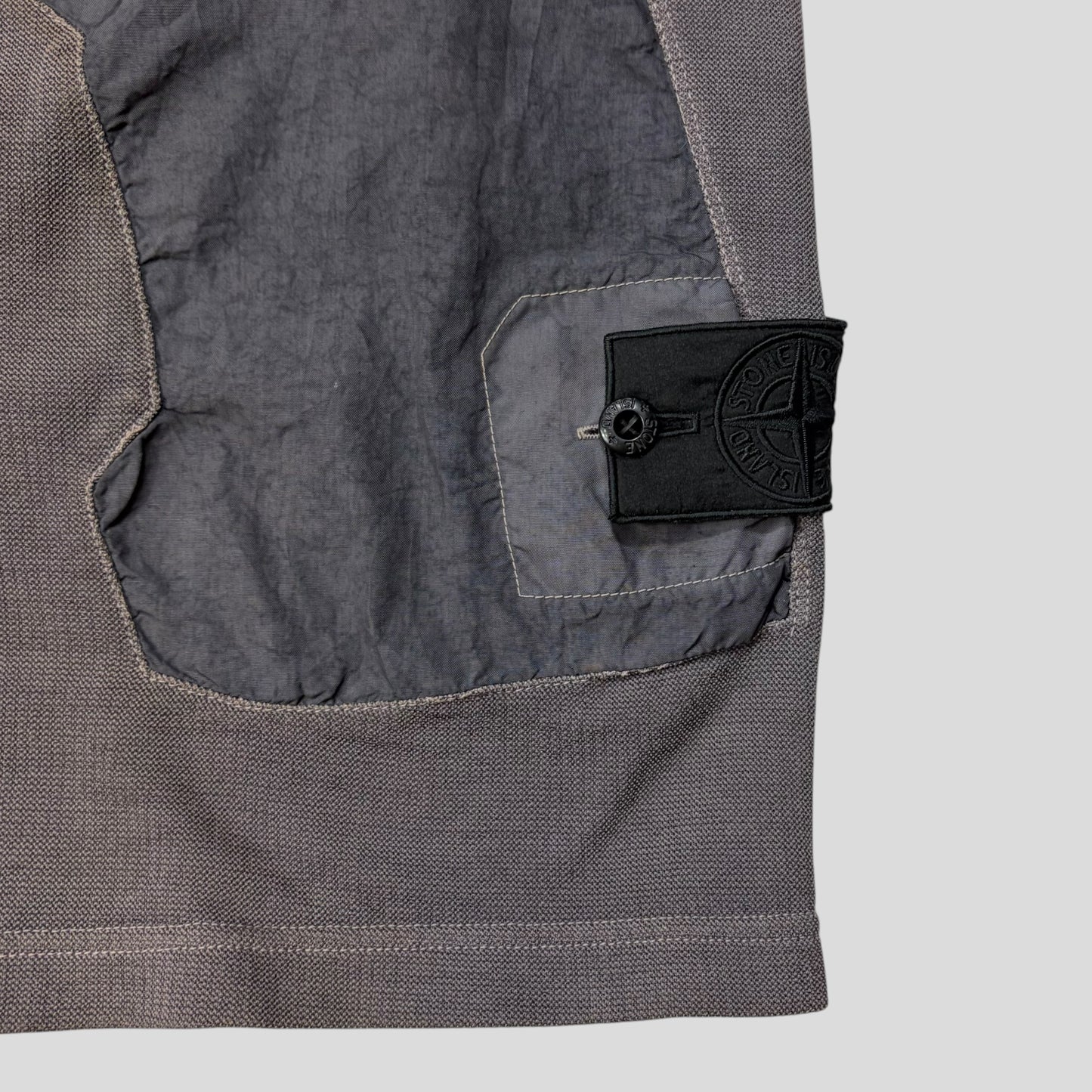 Stone Island Shadow Project SS20 Cotton & Nylon Metal Baggy Shorts - M/L