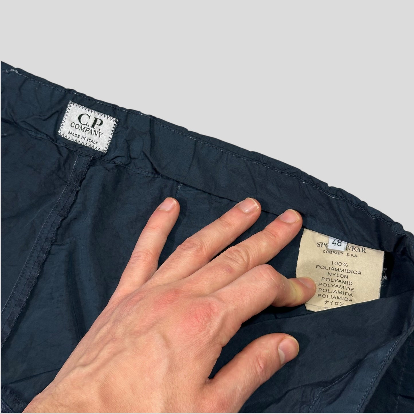 CP Company 2000 Navy Millenium Nylon Technical Trousers - 34