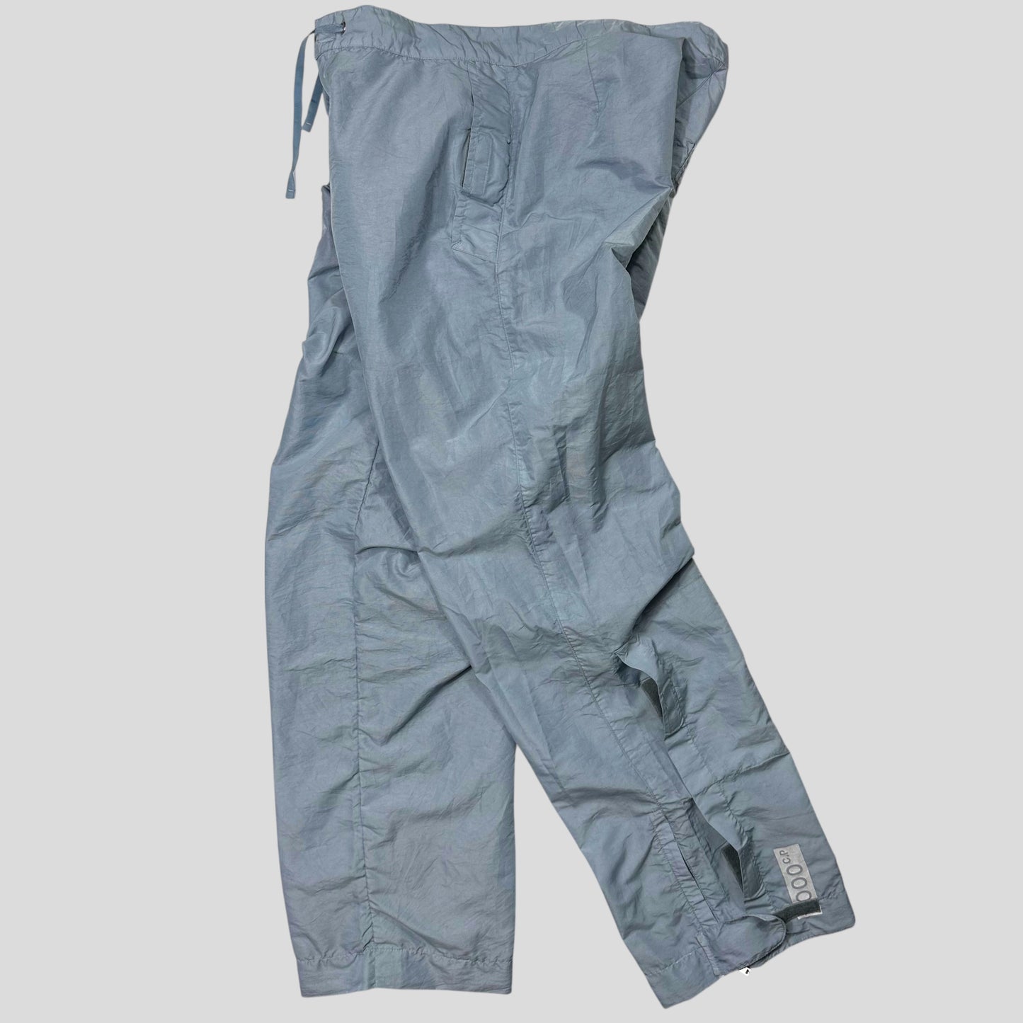 CP Company 2000 Baby Blue Millenium Nylon Stash Pocket Trousers - 34