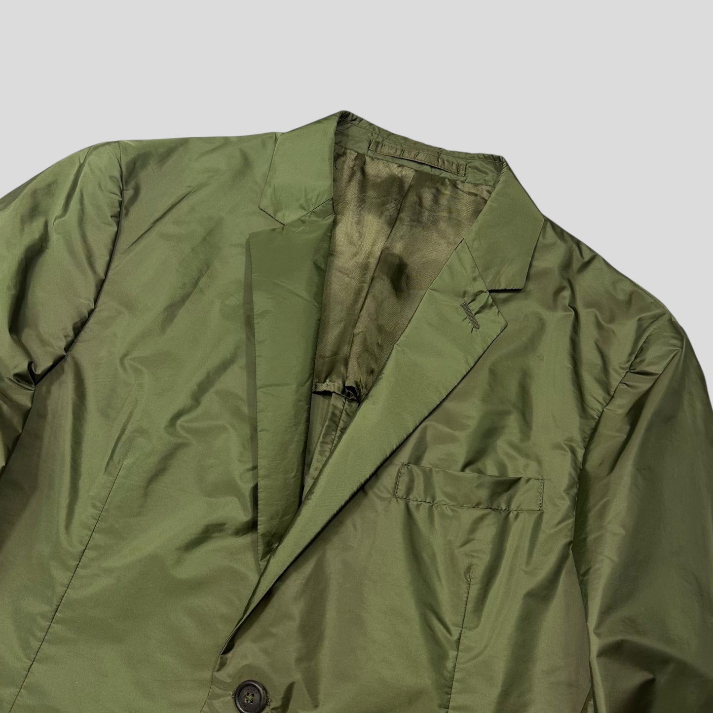 Prada Sport 2014 Nylon PU Shimmer Blazer Jacket - IT52 (M/L)