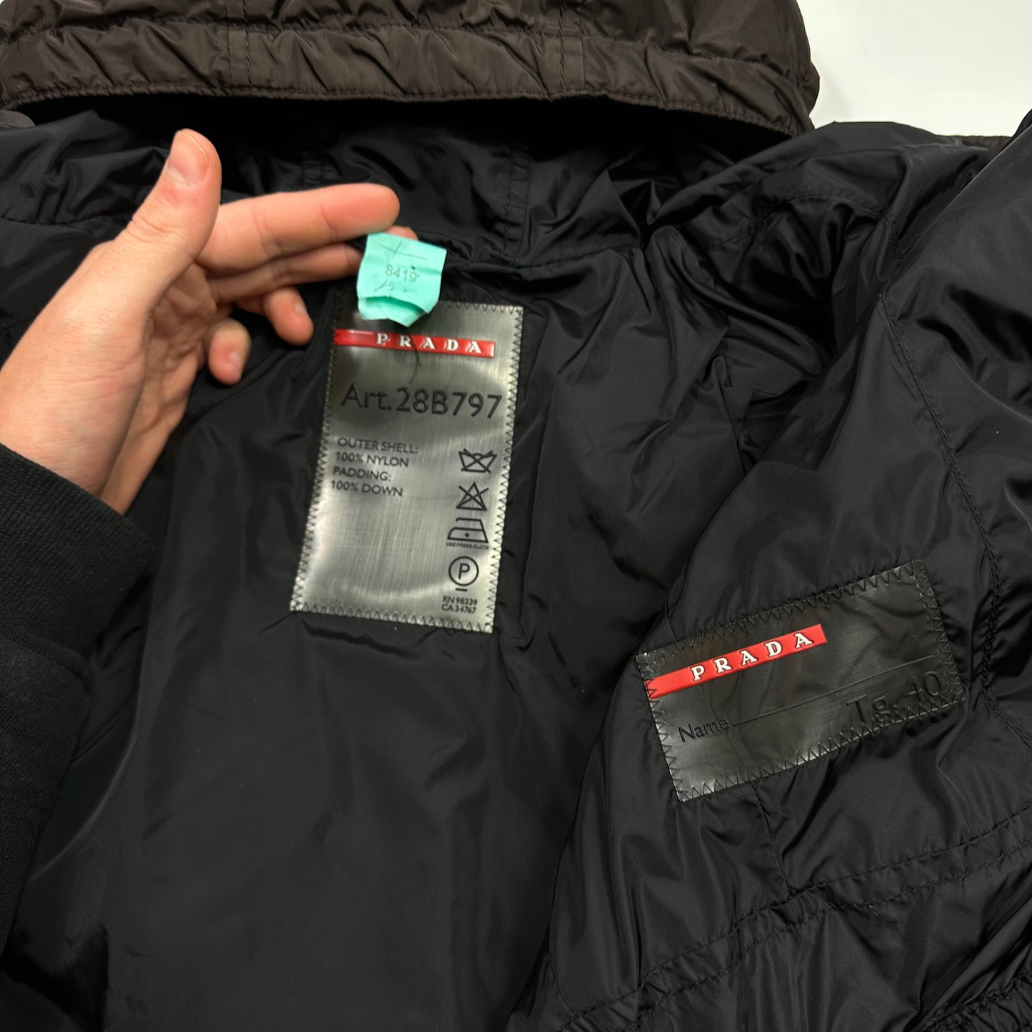 Prada Sport 2006 Nylon Down Puffer Jacket - IT40