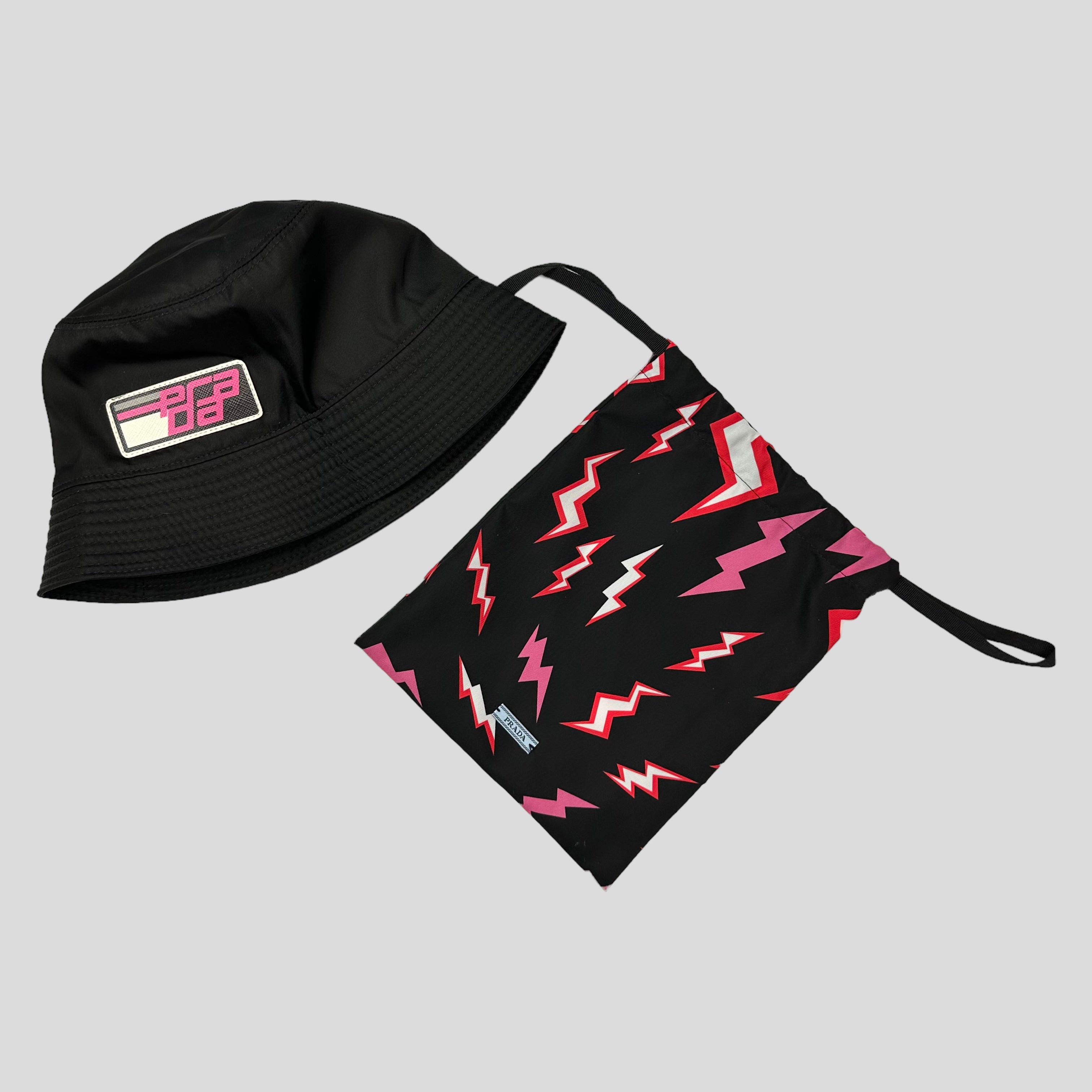 Prada Milano 2018 Nylon Bucket Hat Dustbag S