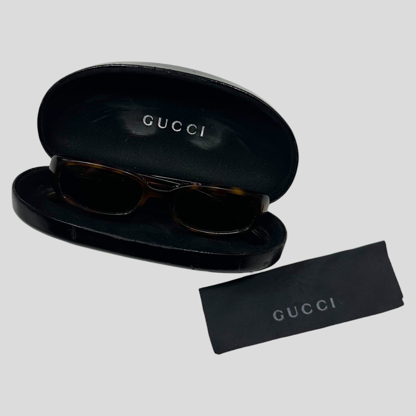 Gucci by Tom Ford 90’s Tortoiseshell Orange Lens Sunglasses