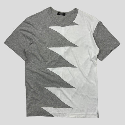 Comme Des Garçons Homme 2013 Zigzag Reconstructed T-shirt - M
