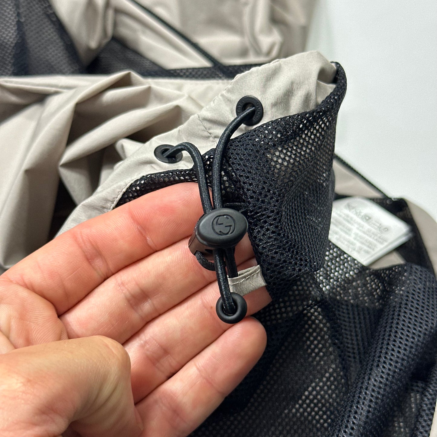 Gucci Viaggio 2014 Backpack Strap Nylon Windbreaker - M