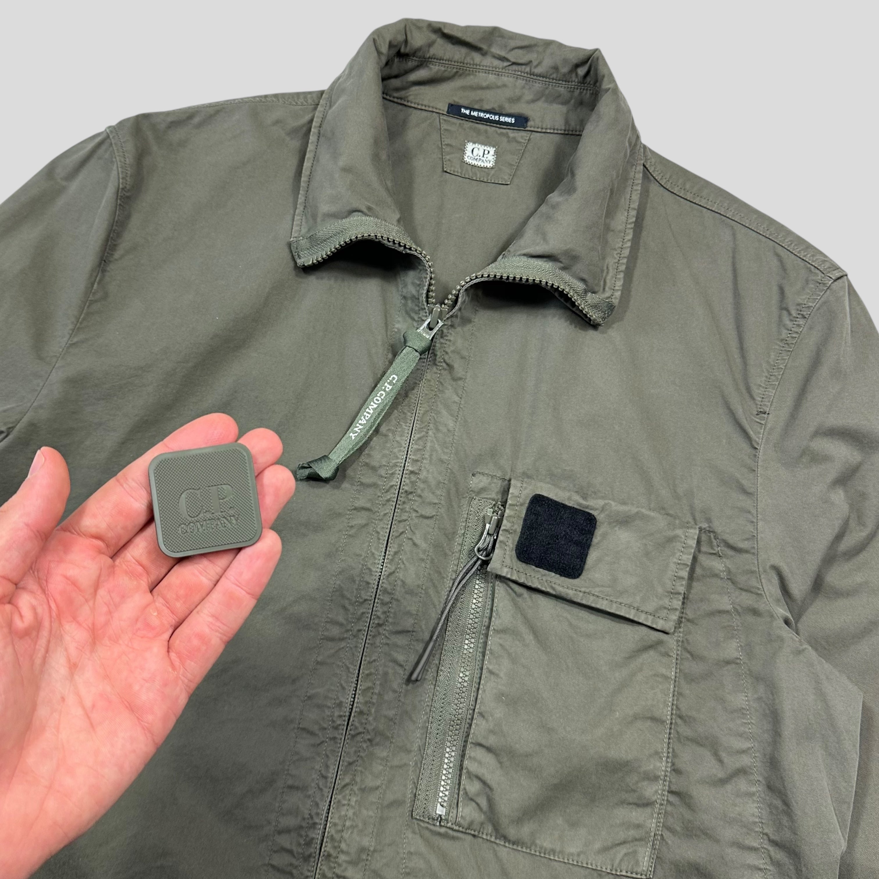 CP Company SS21 Metropolis Badge Overshirt Jacket - S – Warmwaves