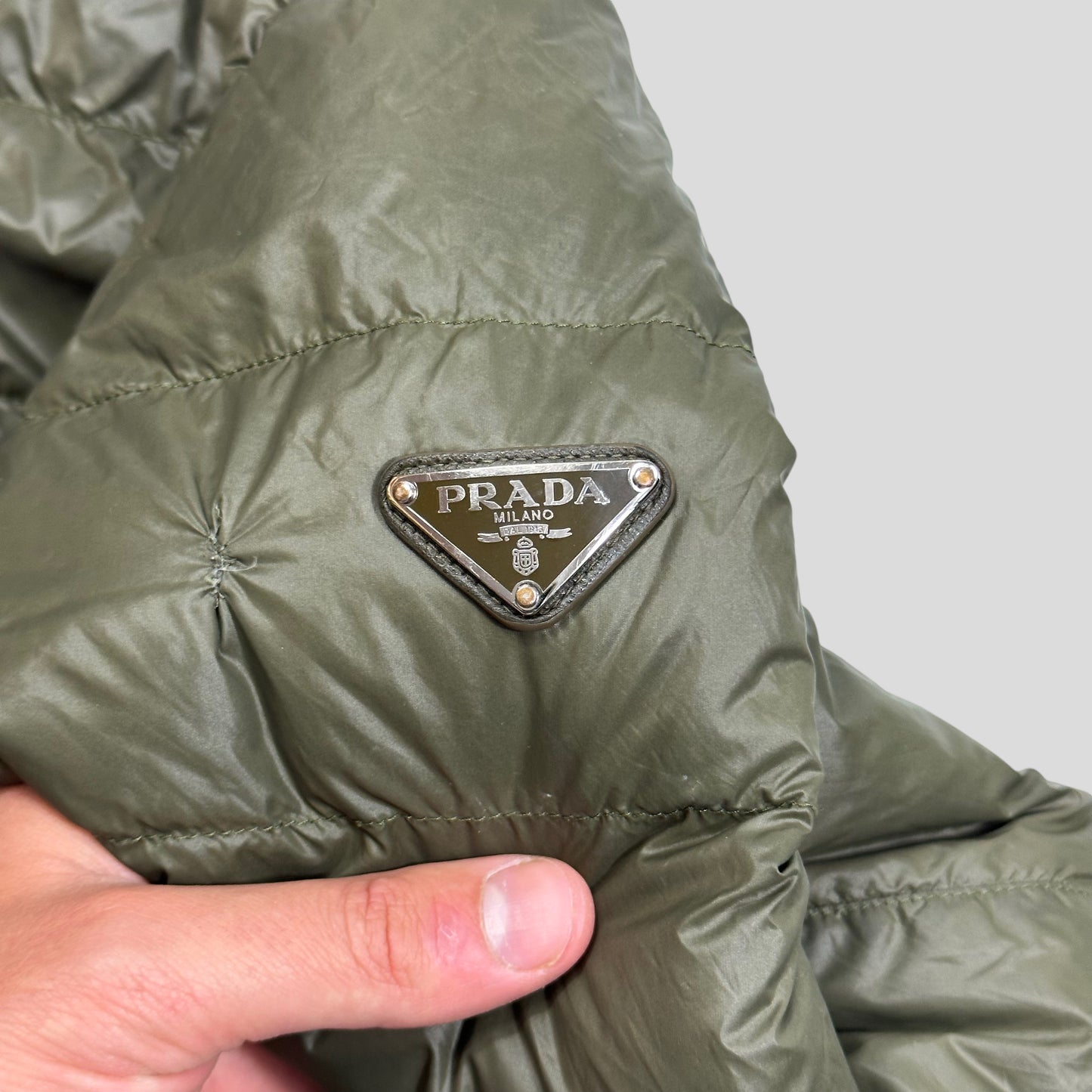 Prada Milano 2014 Nylon Light Down Puffer Jacket - IT52