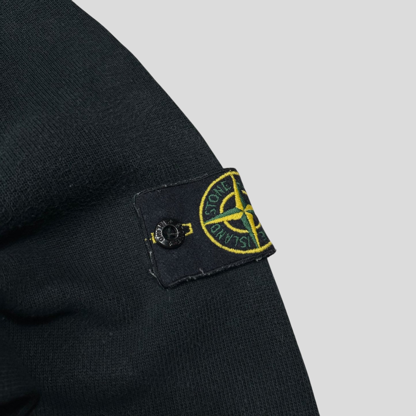 Stone Island AW09 Heavy Cotton 1/4 Button Pullover Jumper - L