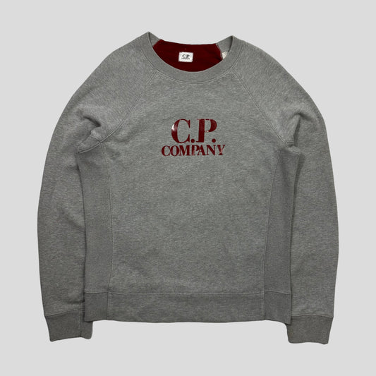 CP Company AW10 Rubber Logo Sweatshirt - M