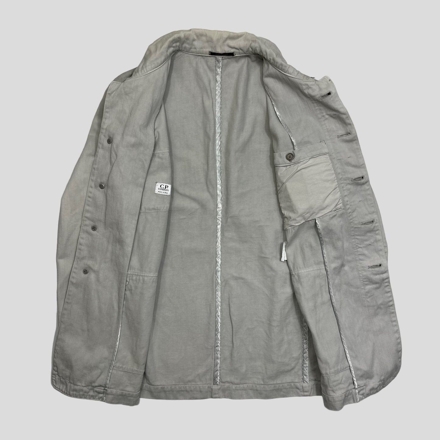 CP Company SS06 Grey Multipocket Cotton Work Jacket - IT50