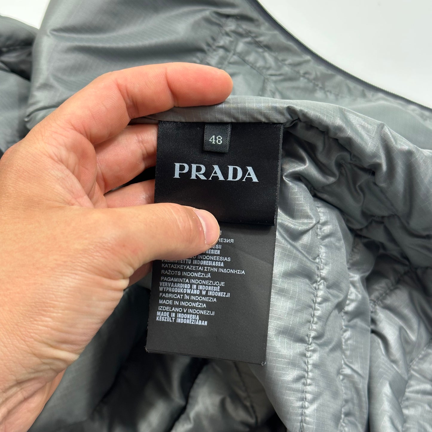 Prada Milano 2014 Ripstop Nylon Puffer Jacket - IT48