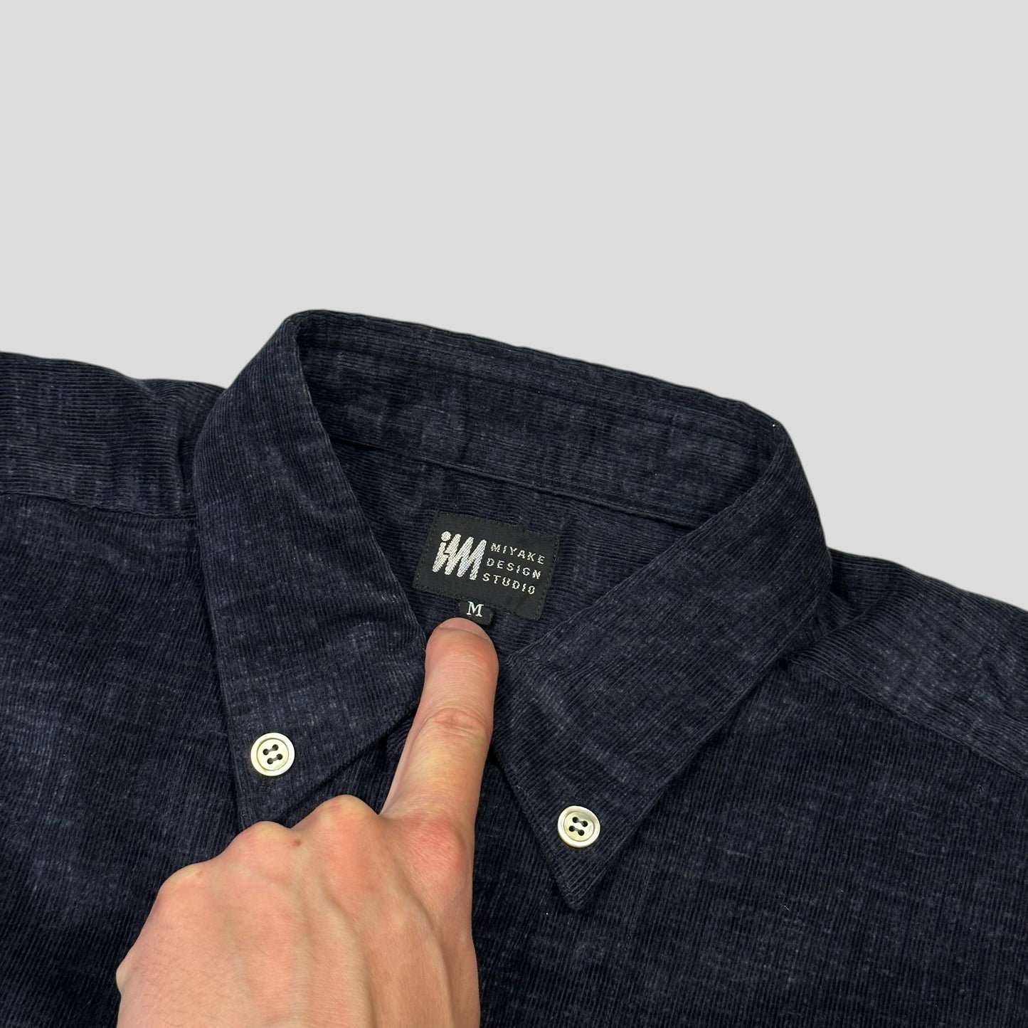 Issey Miyake 90’s Velour Velvet Baggy Corduroy Shirt - L