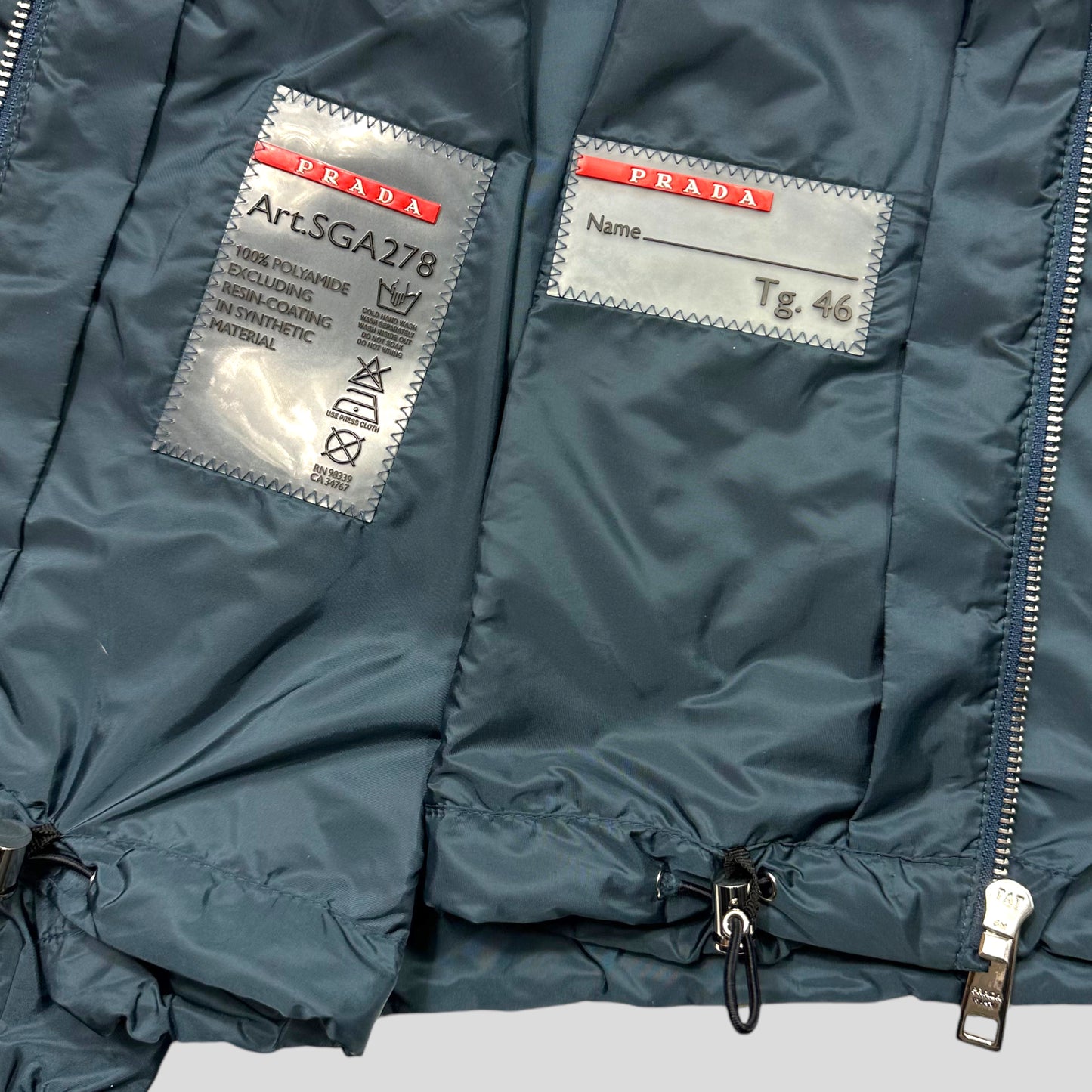 Prada Milano 2018 Metallic Teal Windbreaker - IT46 (M)