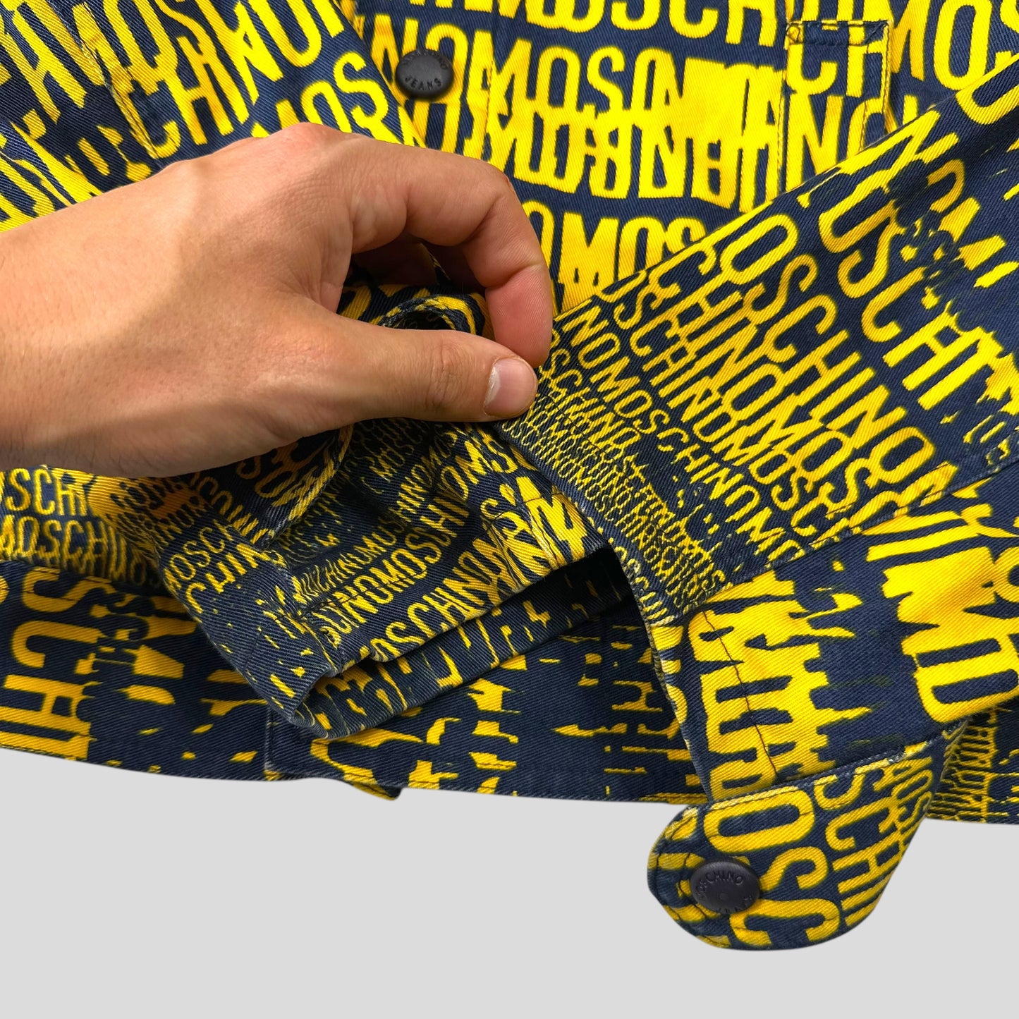 Moschino Jeans 1996 Crazy Print Cotton Jacket - IT48 (S/M)