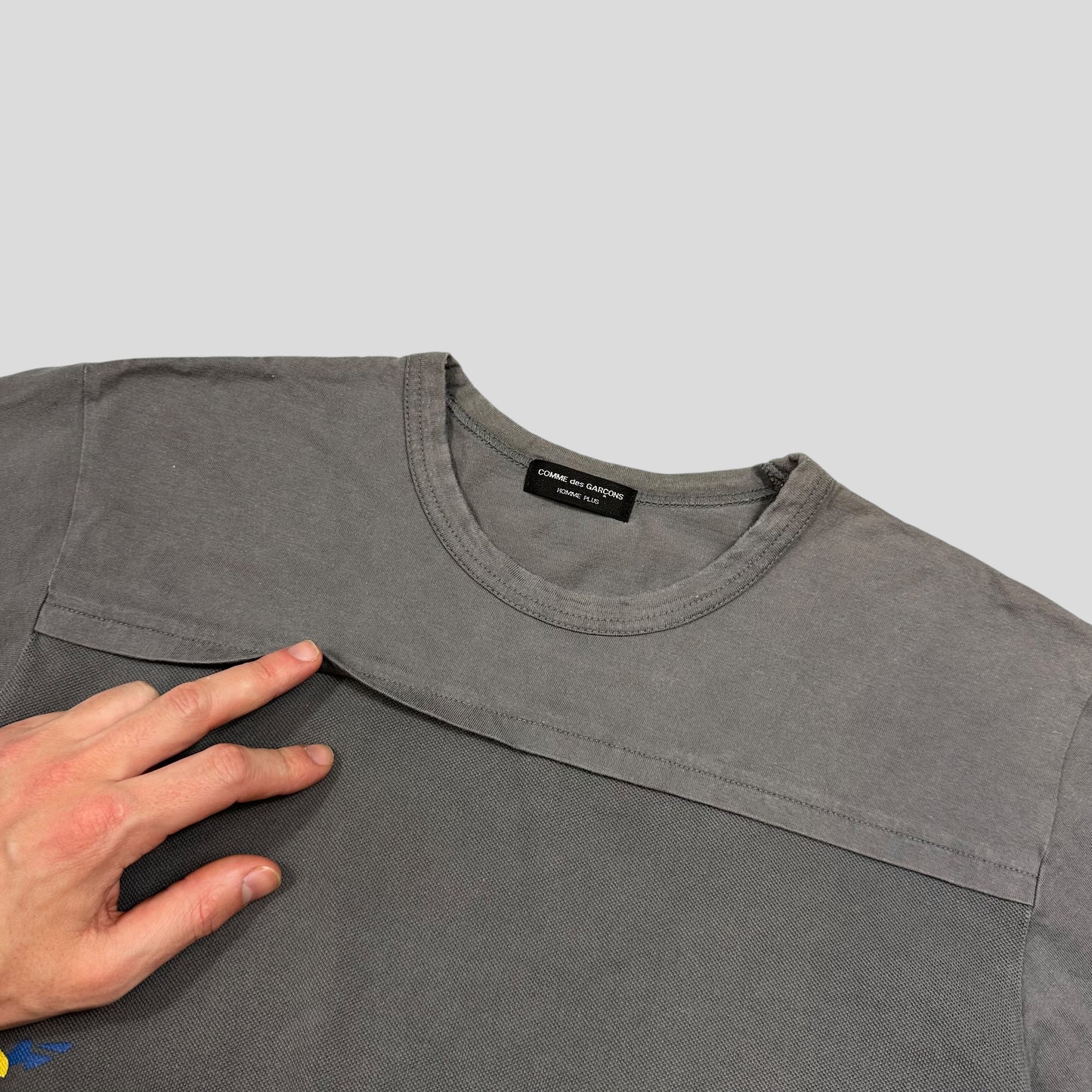 Comme Des Garçons Homme Plus 2001 Geometric Panelled T-shirt - S/M