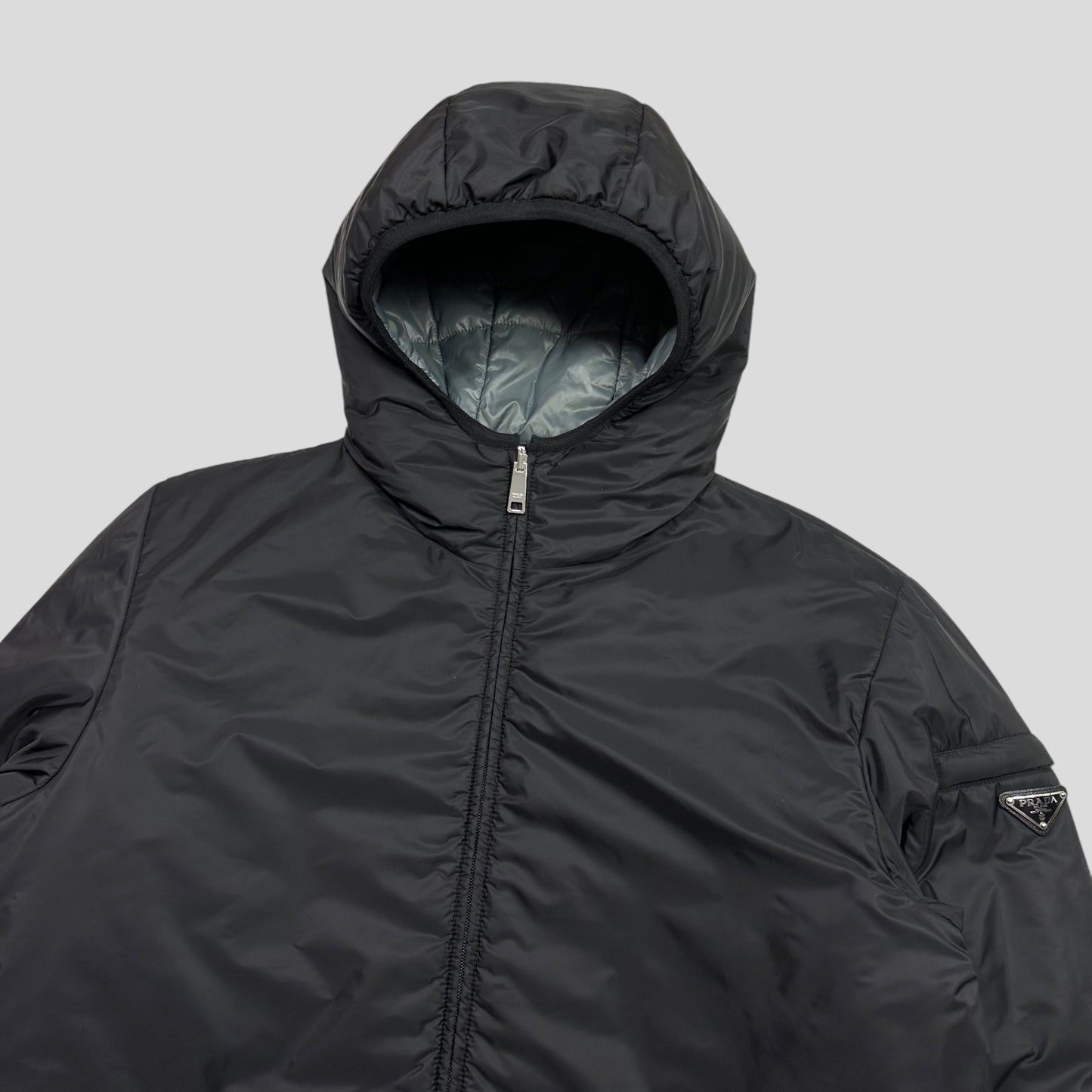 Prada Milano 2016 Reversible Nylon Puffer Windbreaker - IT52 (L/XL)