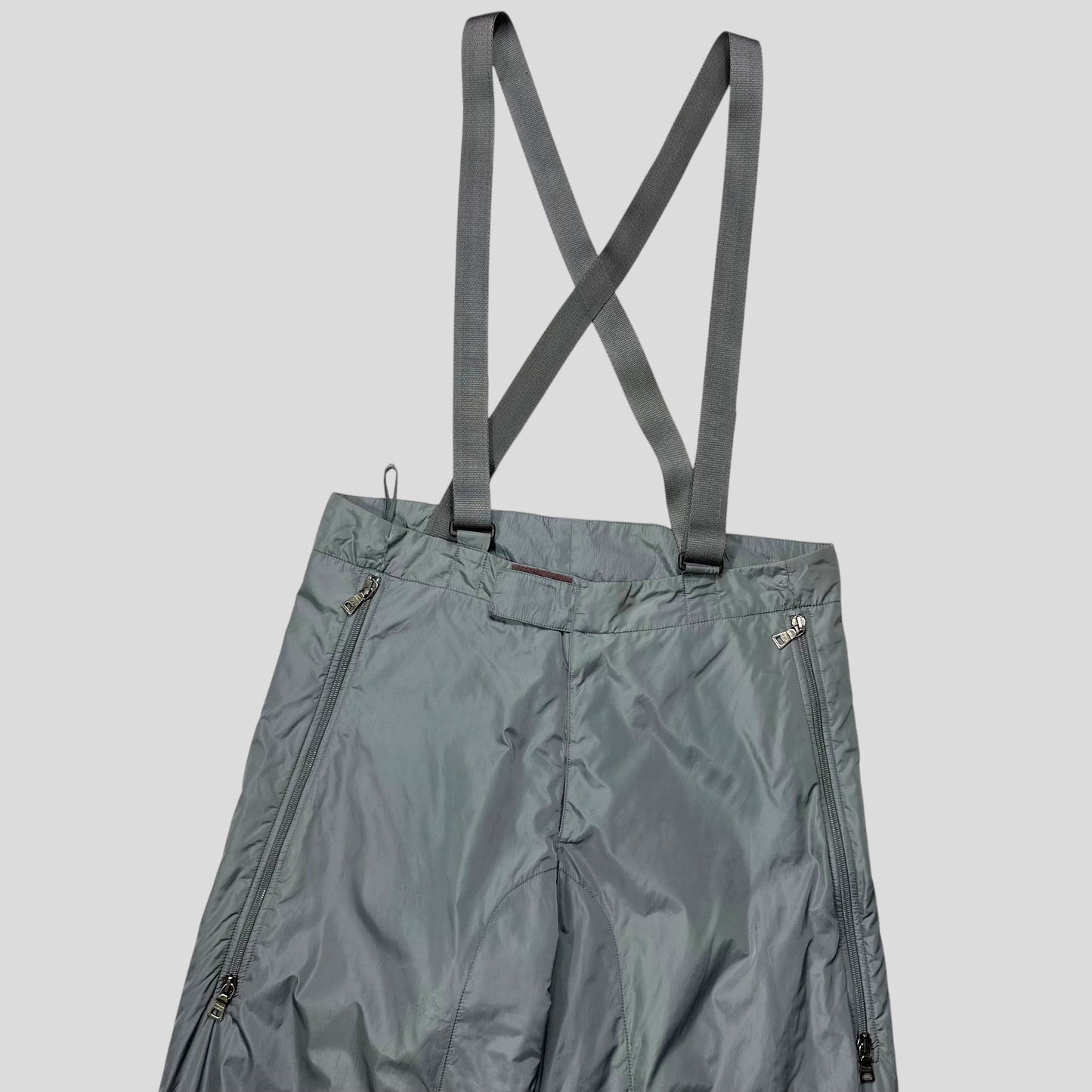 Prada Sport AW99 Bondage Strap Astro Nylon Padded Ski Trousers - IT50