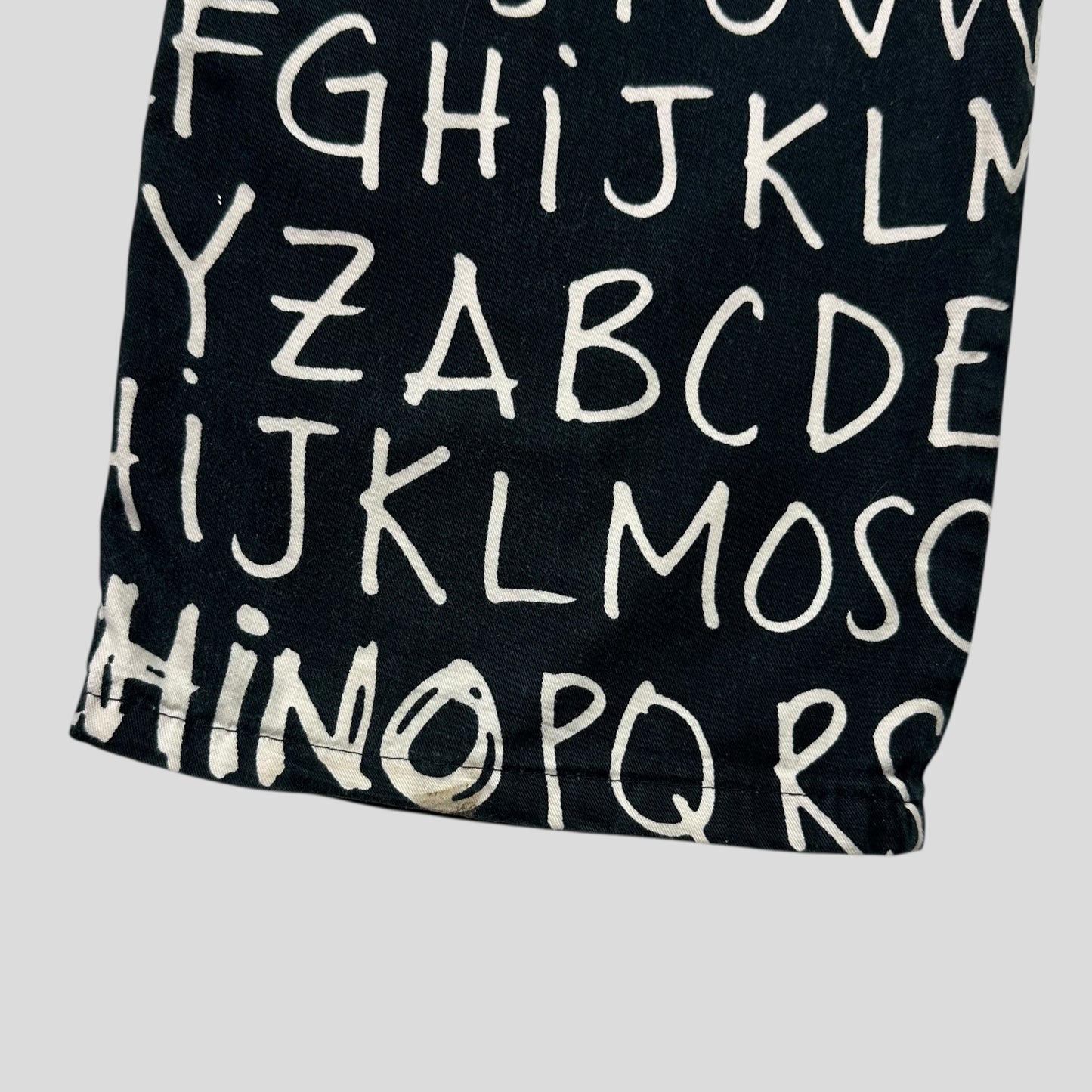 Moschino Jeans 00’s ABC Alphabet Black Jeans - 31