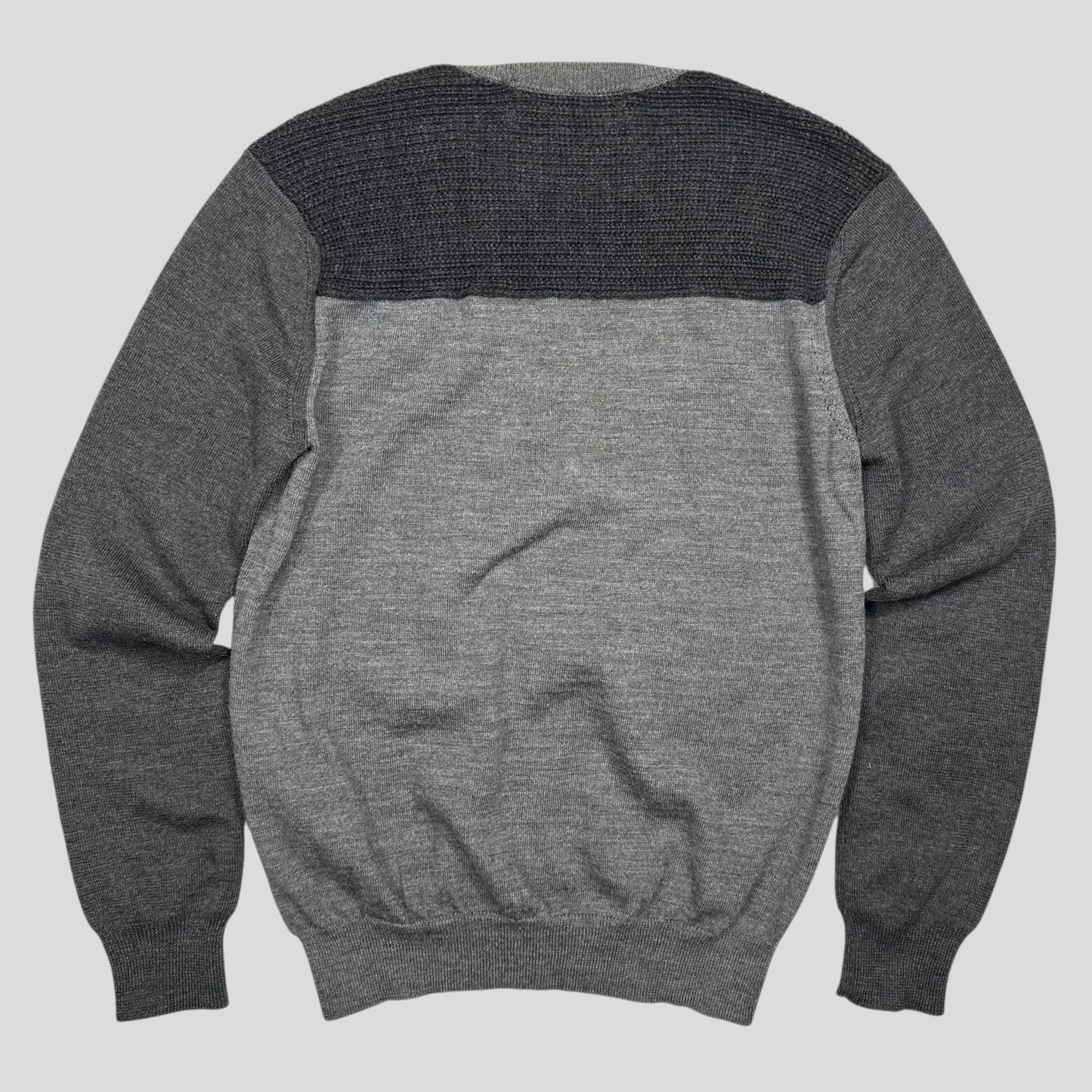 Comme Des Garçons Tricot 2011 Panelled Textured Cardigan - S