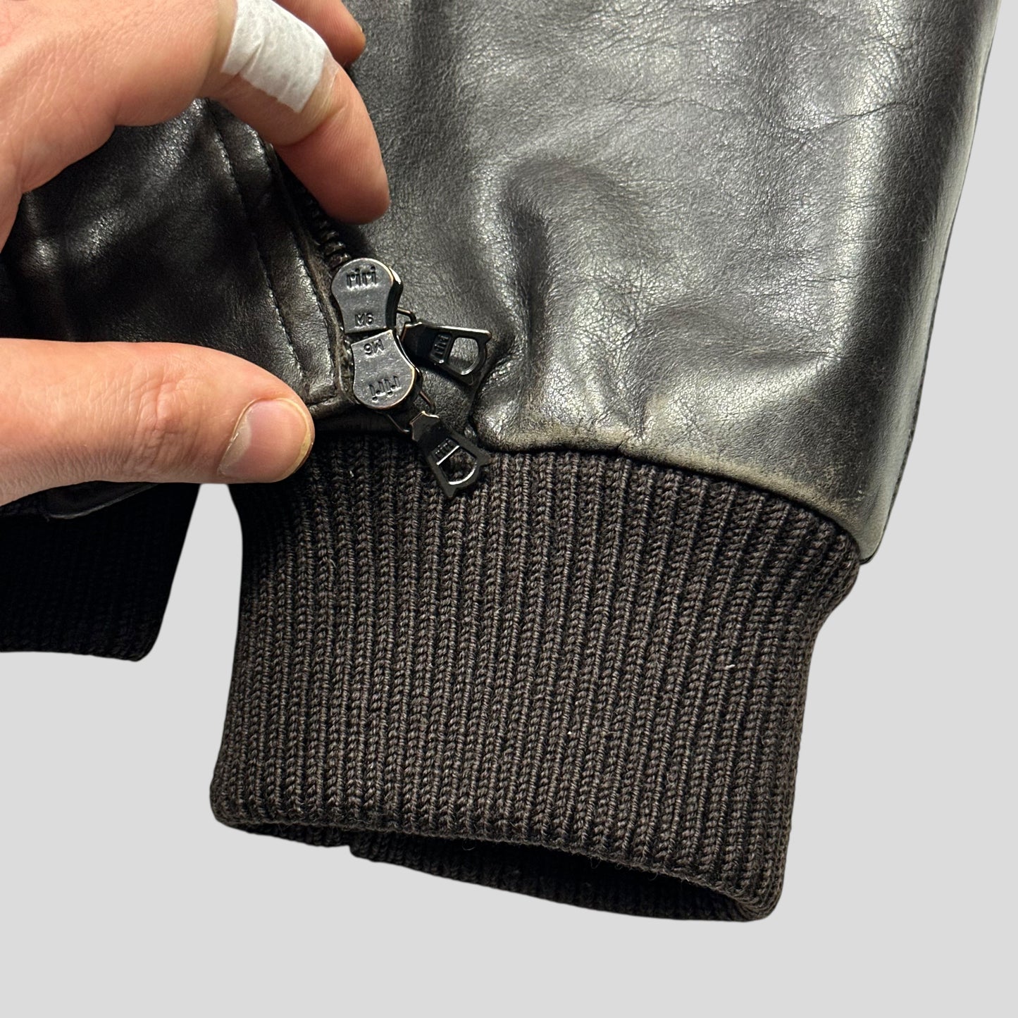 Neil Barrett 00’s Multipocket Buckle Lambs Leather Moto Jacket - L