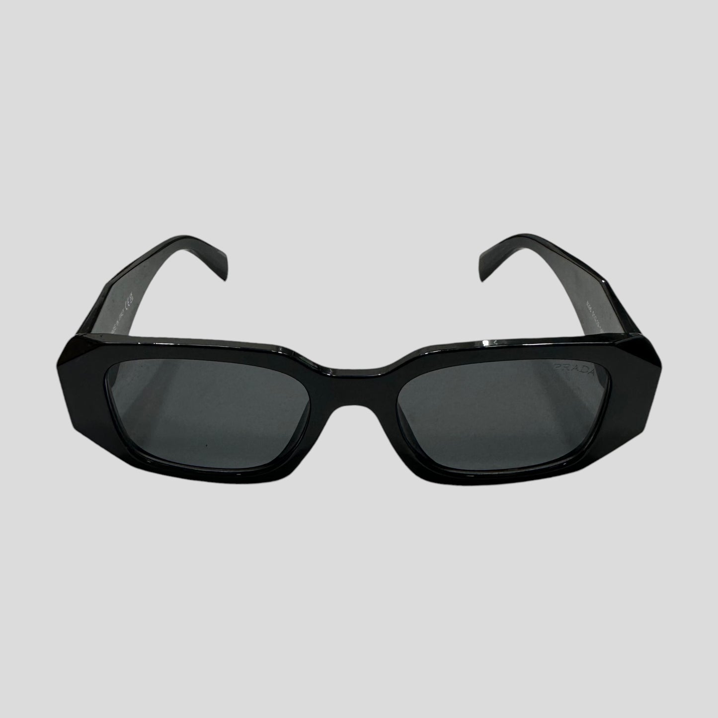 Prada Milano Square Frame Logo Sunglasses