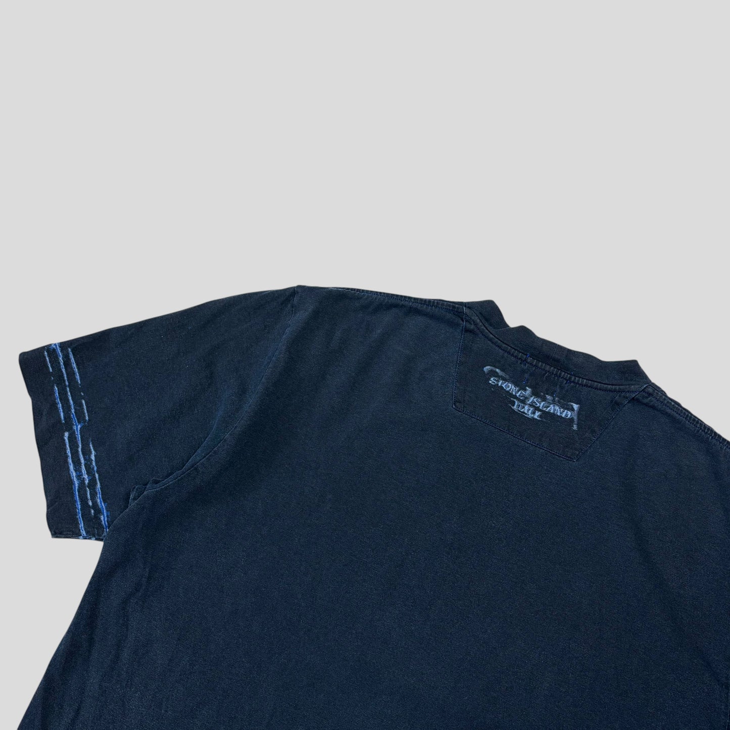 Stone Island SS03 Sublimation Acid Print Marina Logo T-shirt - XL (L)