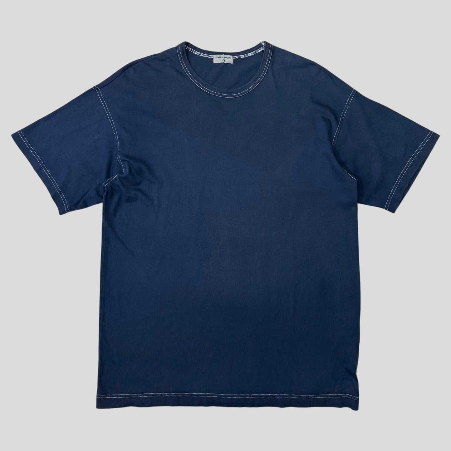 Comme Des Garçons Homme 1999 Contrast Stitch T-shirt - L