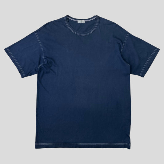 Comme Des Garçons Homme 1999 Contrast Stitch T-shirt - L