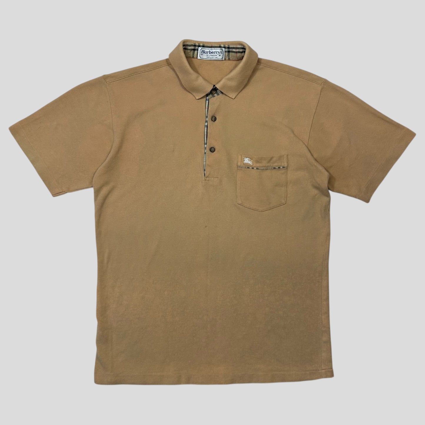 Burberrys 90’s Nova Check Prorsum Polo Shirt - M