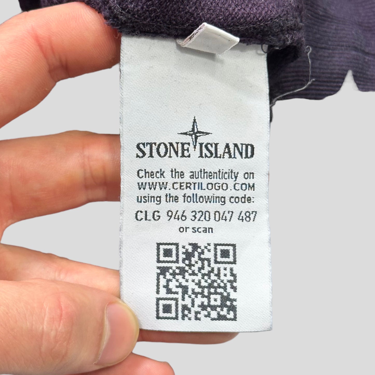 Stone Island Purple Knit Crewneck - XL/XXL