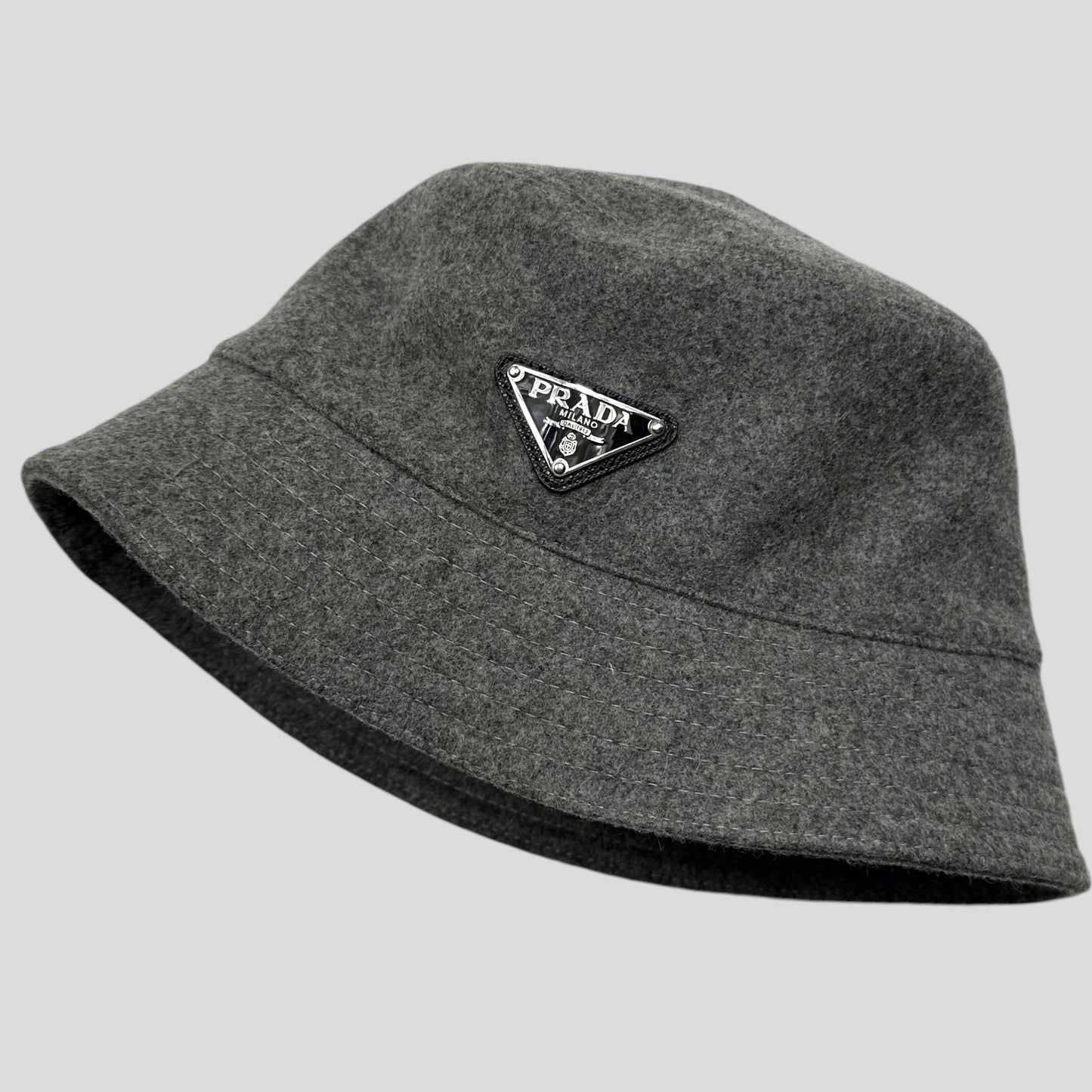 Prada Milano Wool Bucket Hat - M/L