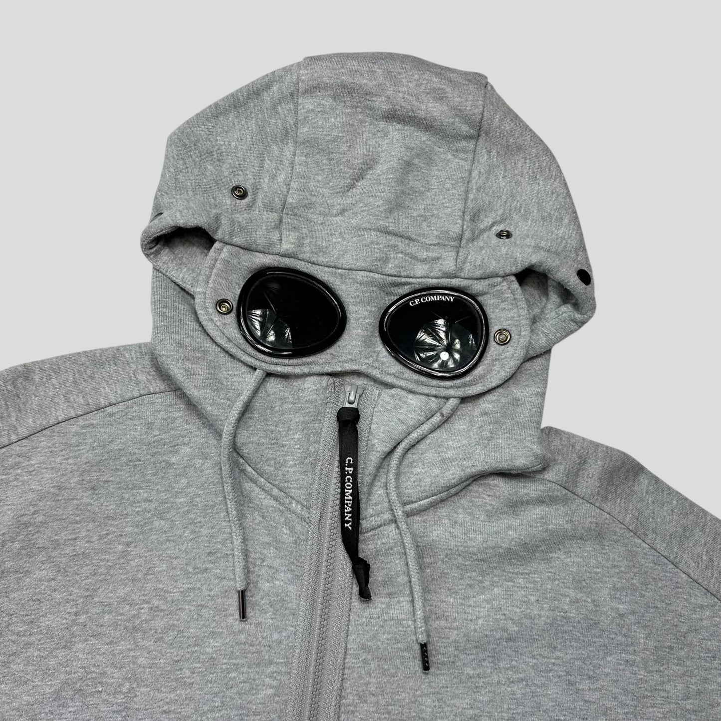CP Company 2021 Goggle Hood Thick Zip-up Hoodie - L