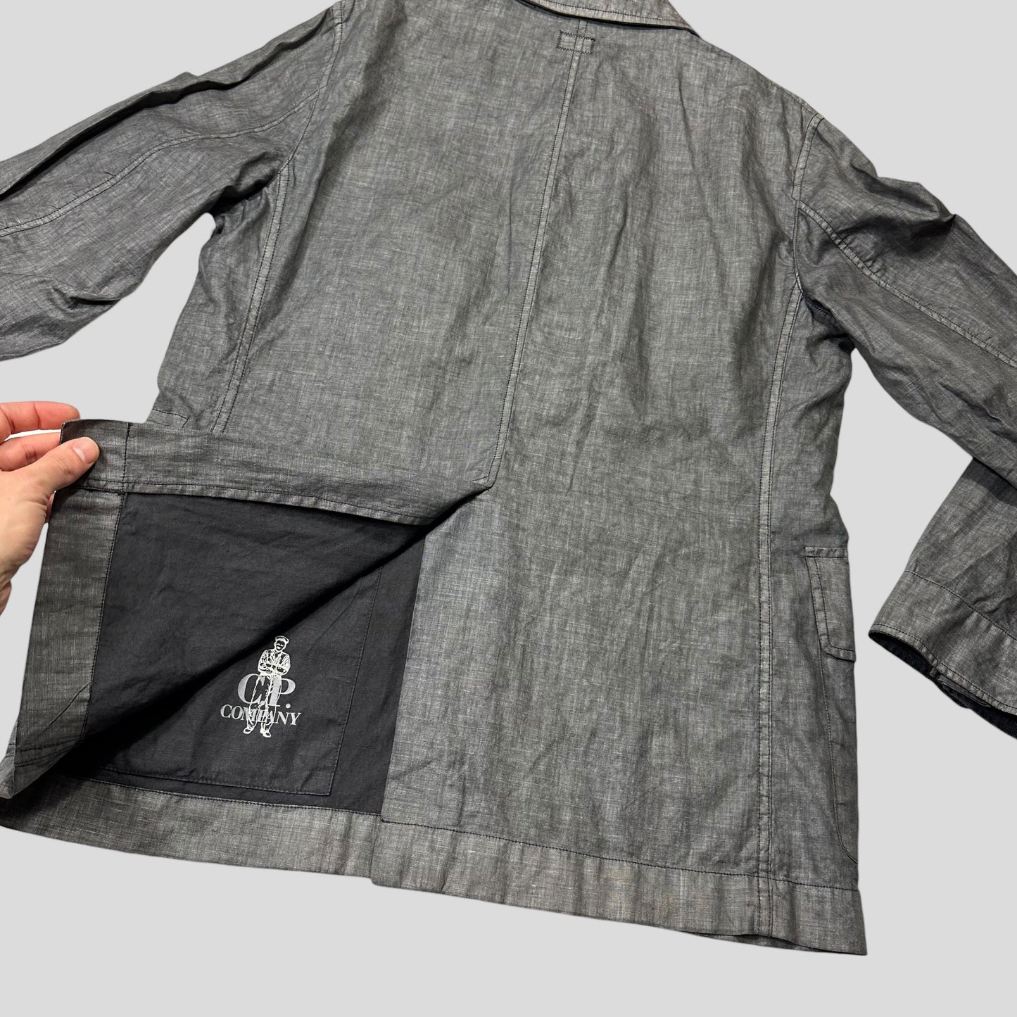CP Company 2002 Multipocket Lino Flax Field Jacket - IT48 (M/L)