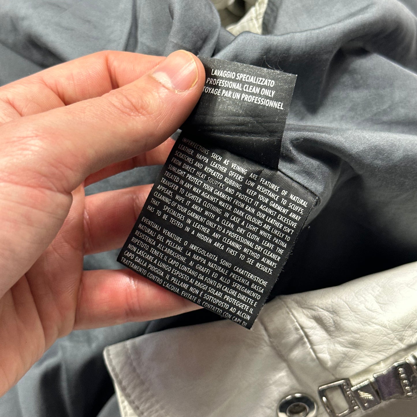 Gucci 2010 Nappa Leather Café Racer Perforated Panelled Biker Jacket - IT54 (L)