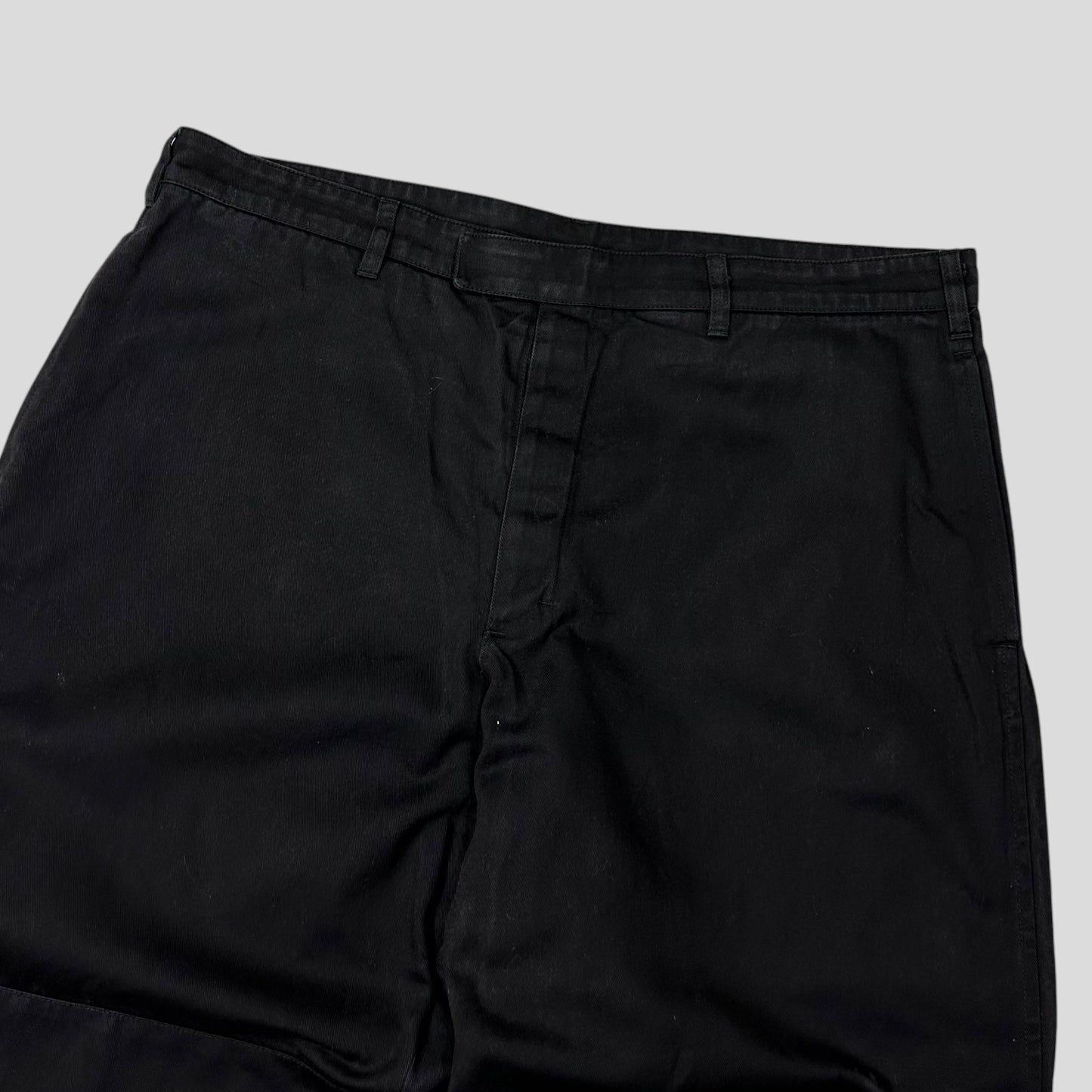 Prada Sport 1999 Baggy Carpenter Velcro Fly Trousers - IT52