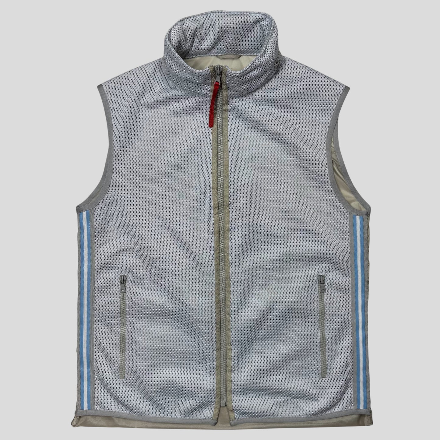 Prada Sport SS00 Gel Seam Convertible Mesh Gilet - IT48