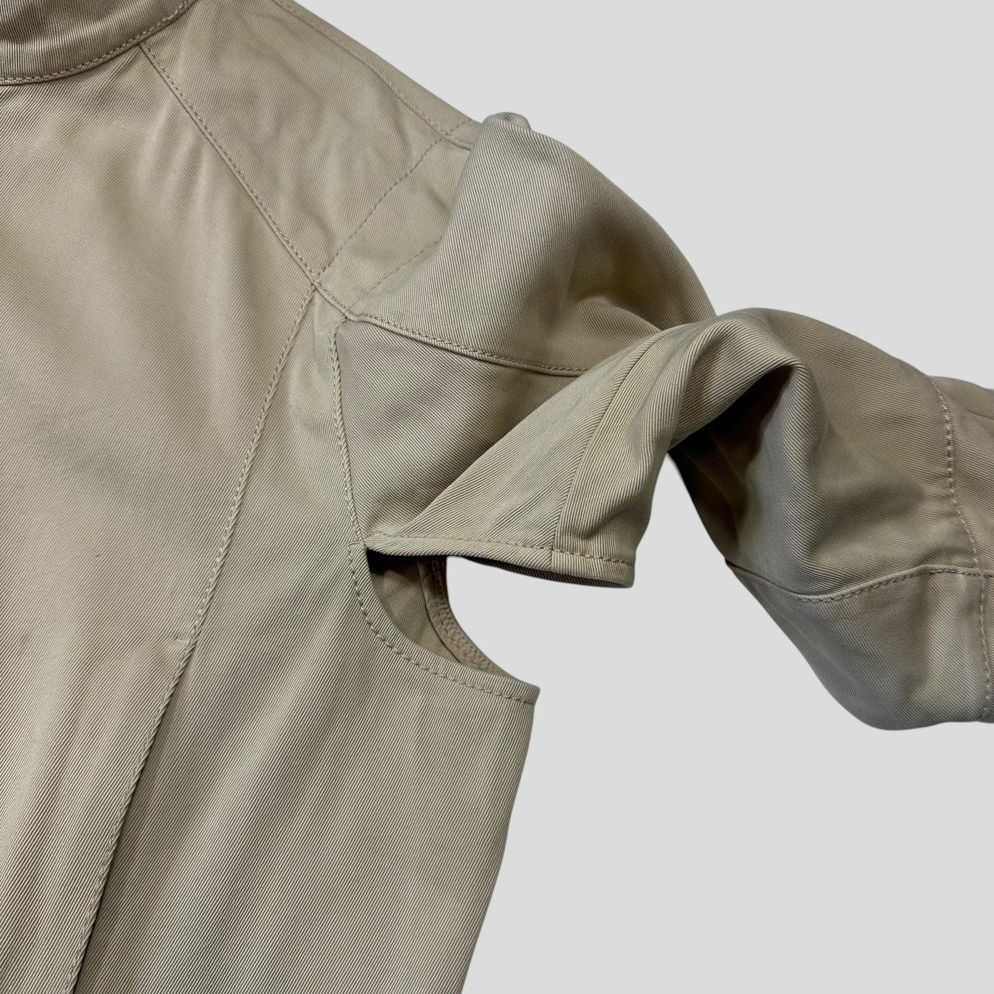 Prada Sport SS01 Articulated Cotton Reinforced Moto Jacket - M/L