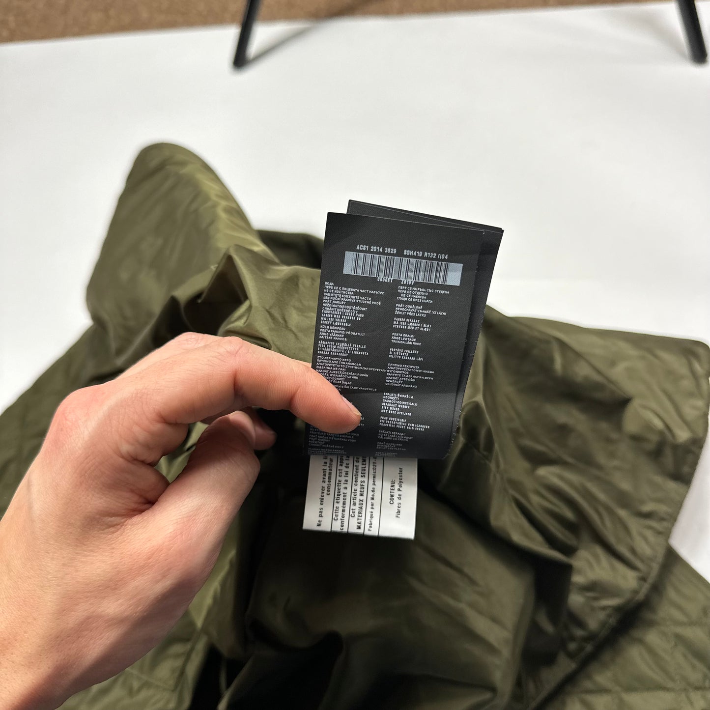 Prada 2014 Diamond Quilted Triangle Plaque Bomber - IT48 (M)