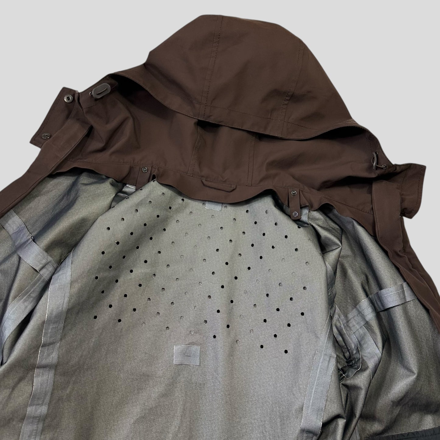 Prada Sport 2002 3 in 1 Brown Ventilated Goretex Technical Jacket - IT46