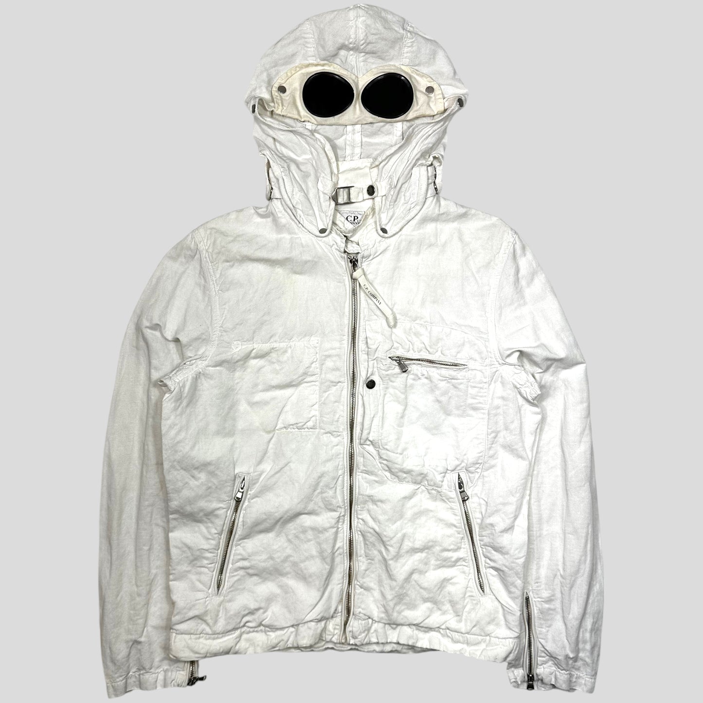 CP Company SS06 Green Goggle Metal Flax Jacket - IT48 (M)