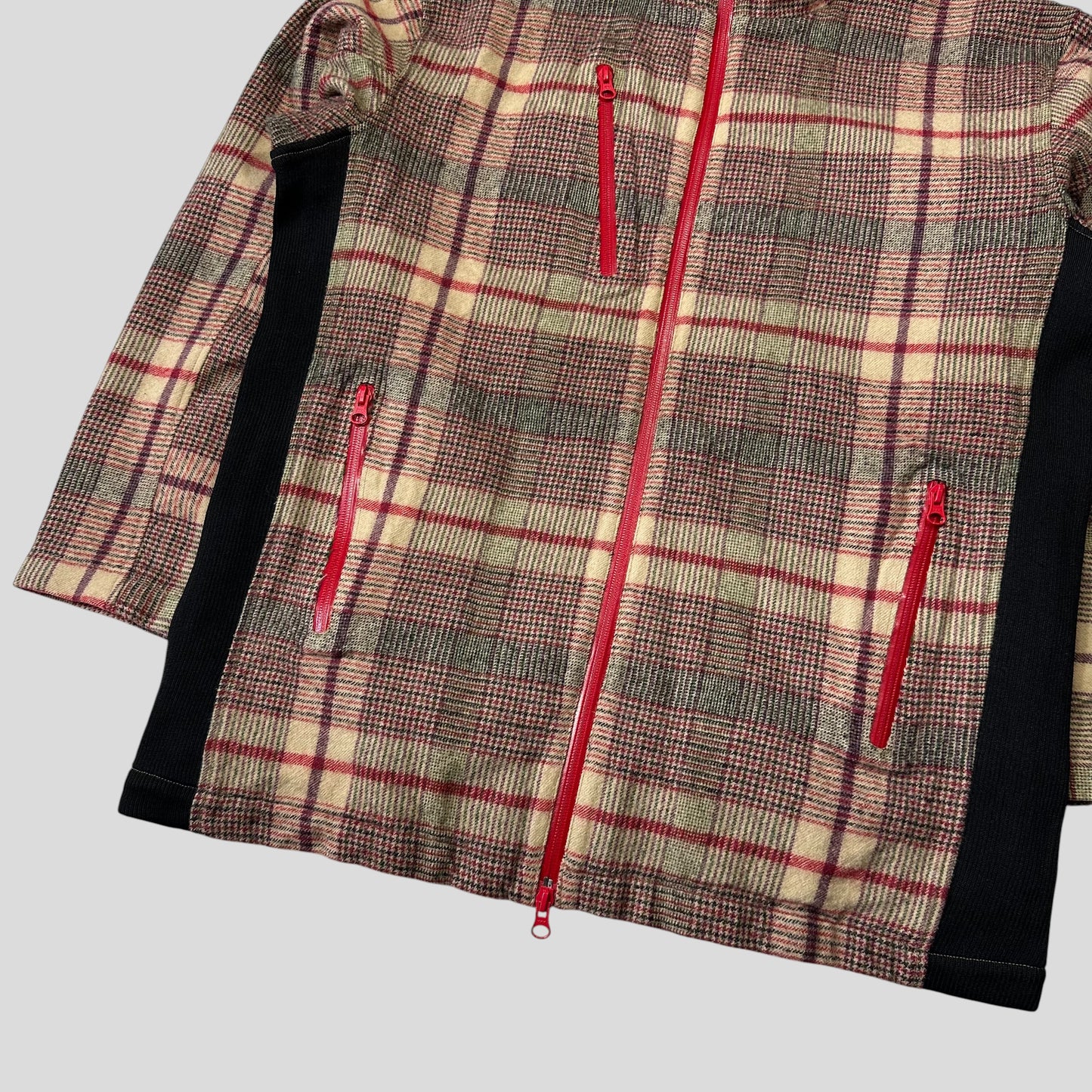 Comme Des Garçons SHIRT AW05 Technical Wool Plaid Jacket - M/L