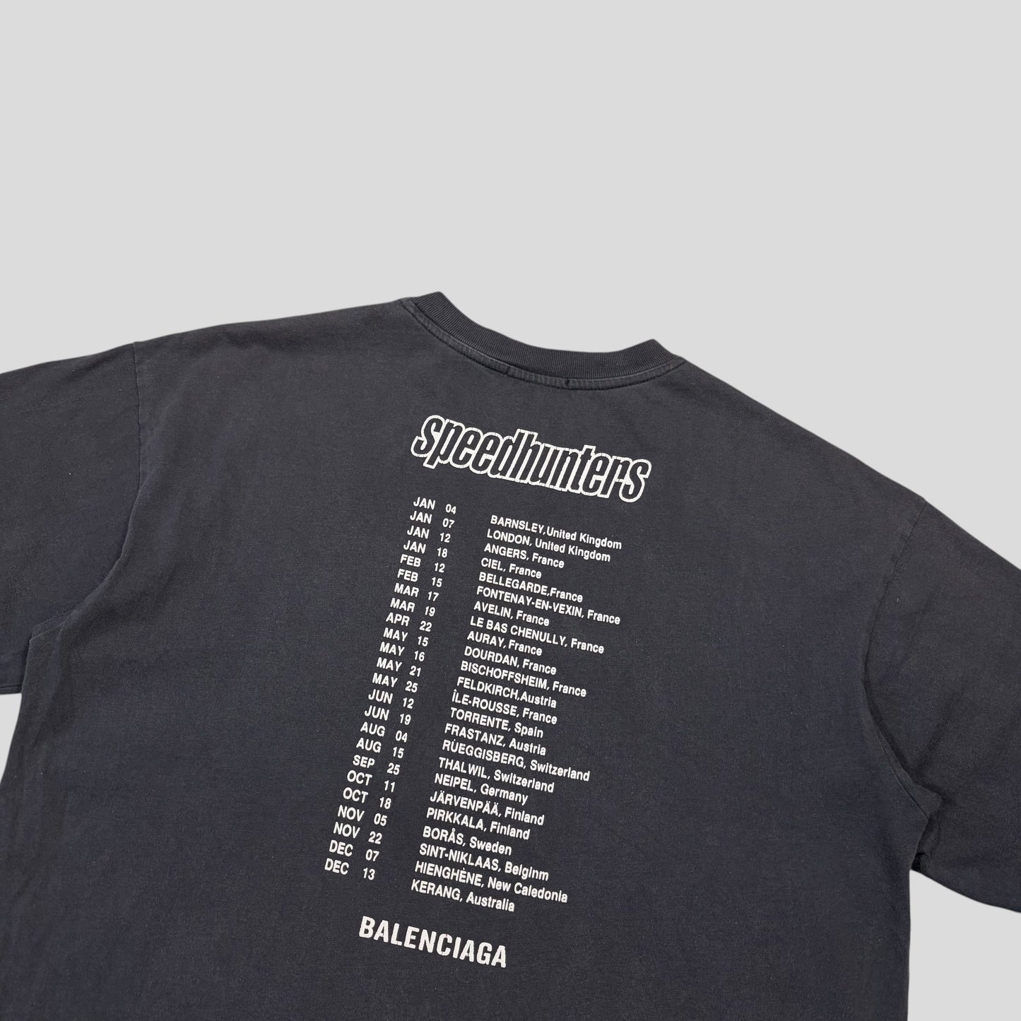 Balenciaga 2018 Speed Hunters Graphic T-shirt - XS (M)
