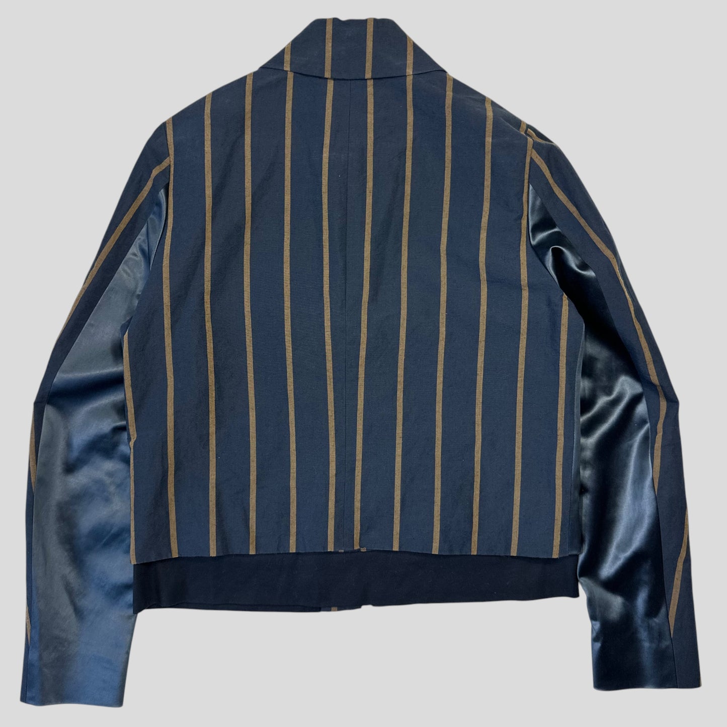 Paul Smith 2021 Runway SAMPLE Striped Panelled Blouson Jacket - S