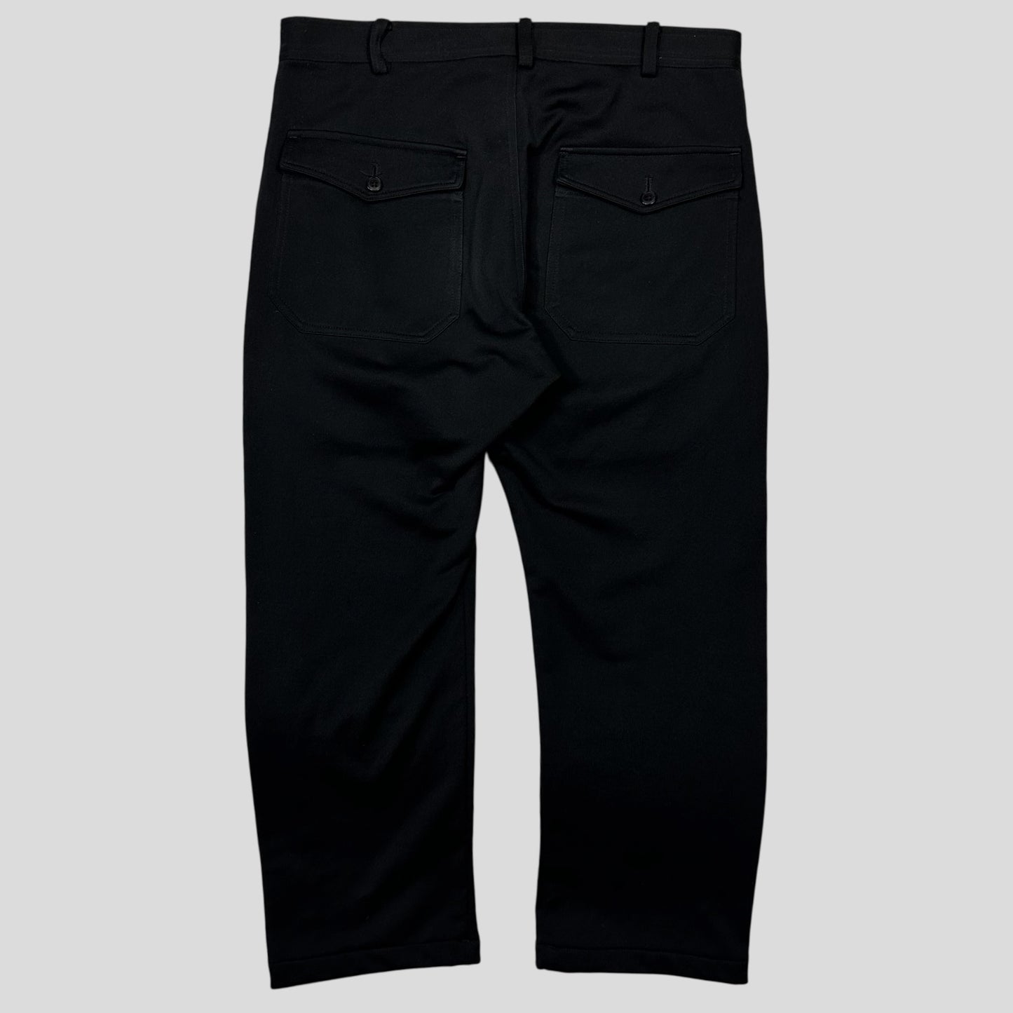 Yohji Yamamoto SS02 Y’s for Men Striped Seam Poly Trousers - 3 (M/L)