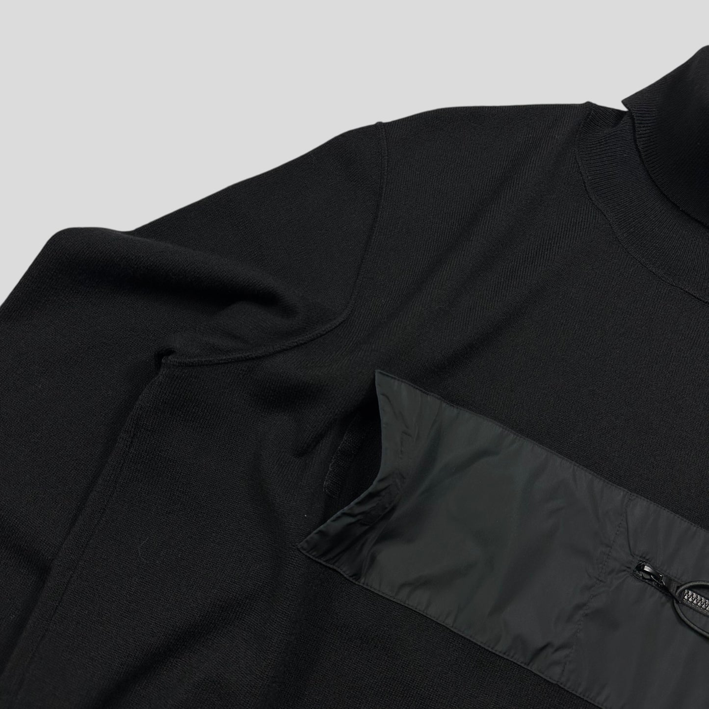 Prada Sport AW00 Nylon Pocket Panelled Technical Turtleneck - IT50 (M)