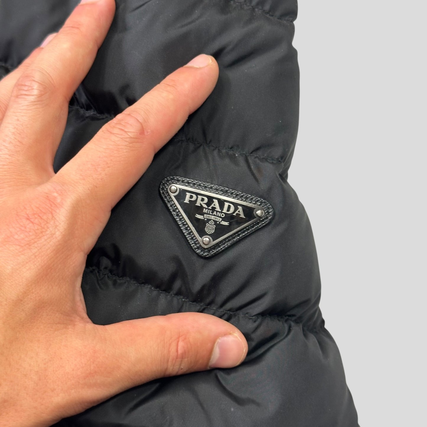 Prada 2018 Laminated Nylon Duck Down Puffer - IT52 (L)